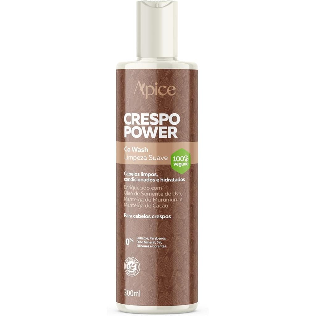 Limpeza Suave Co Wash Crespo Power Da Apice Cosméticos 300mL