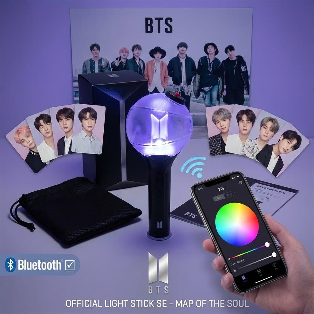 KPOP BTS ARMY BOMB Concerto Light Stick Ver . 4 Edição Especial Mapa Da Alma Conecta Com Aplicativo E Bluetooth