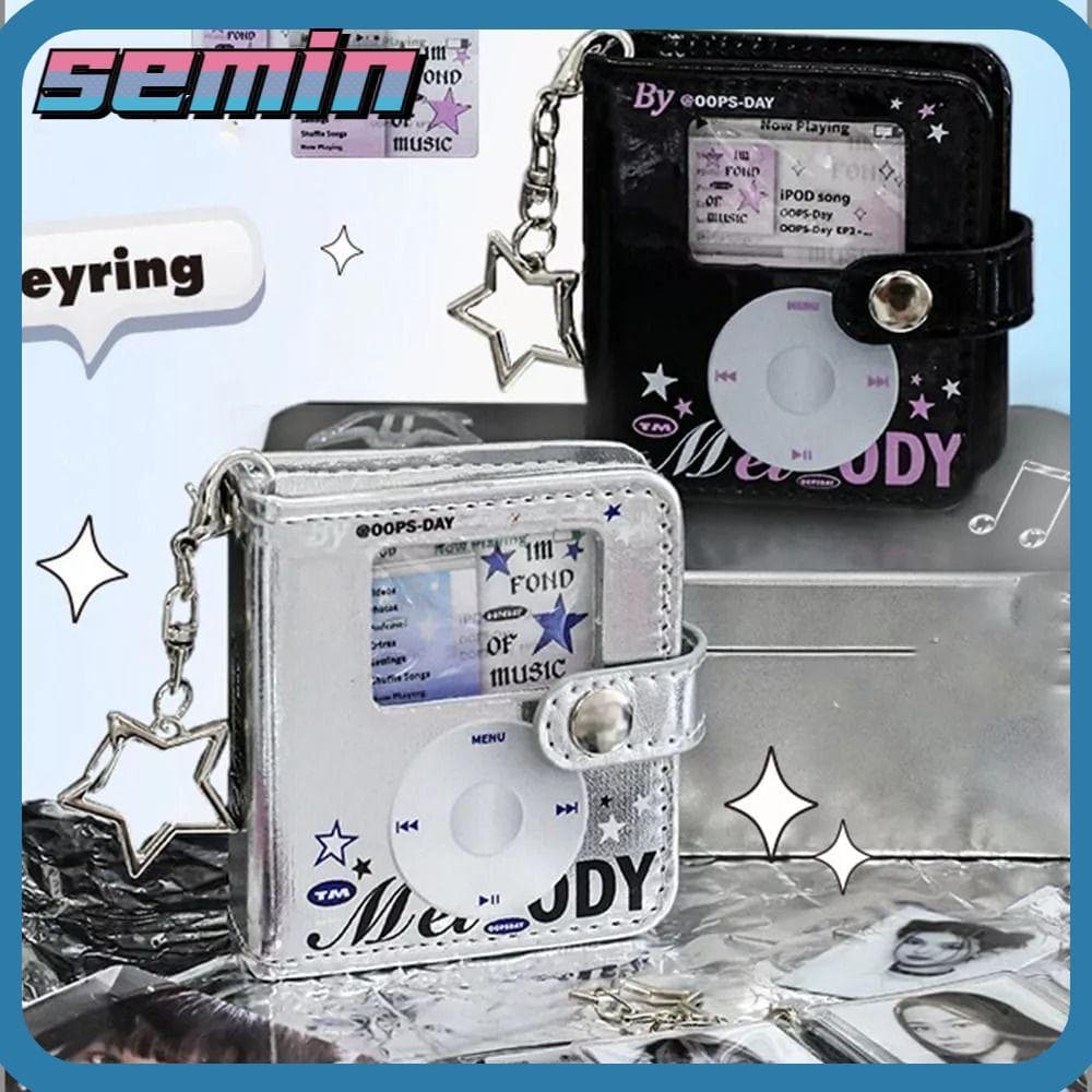 SEMIN Mini Álbum De Fotos , Kpop Idol Binder 2 Polegada Photo Card , Photocard Holder Cash Savings