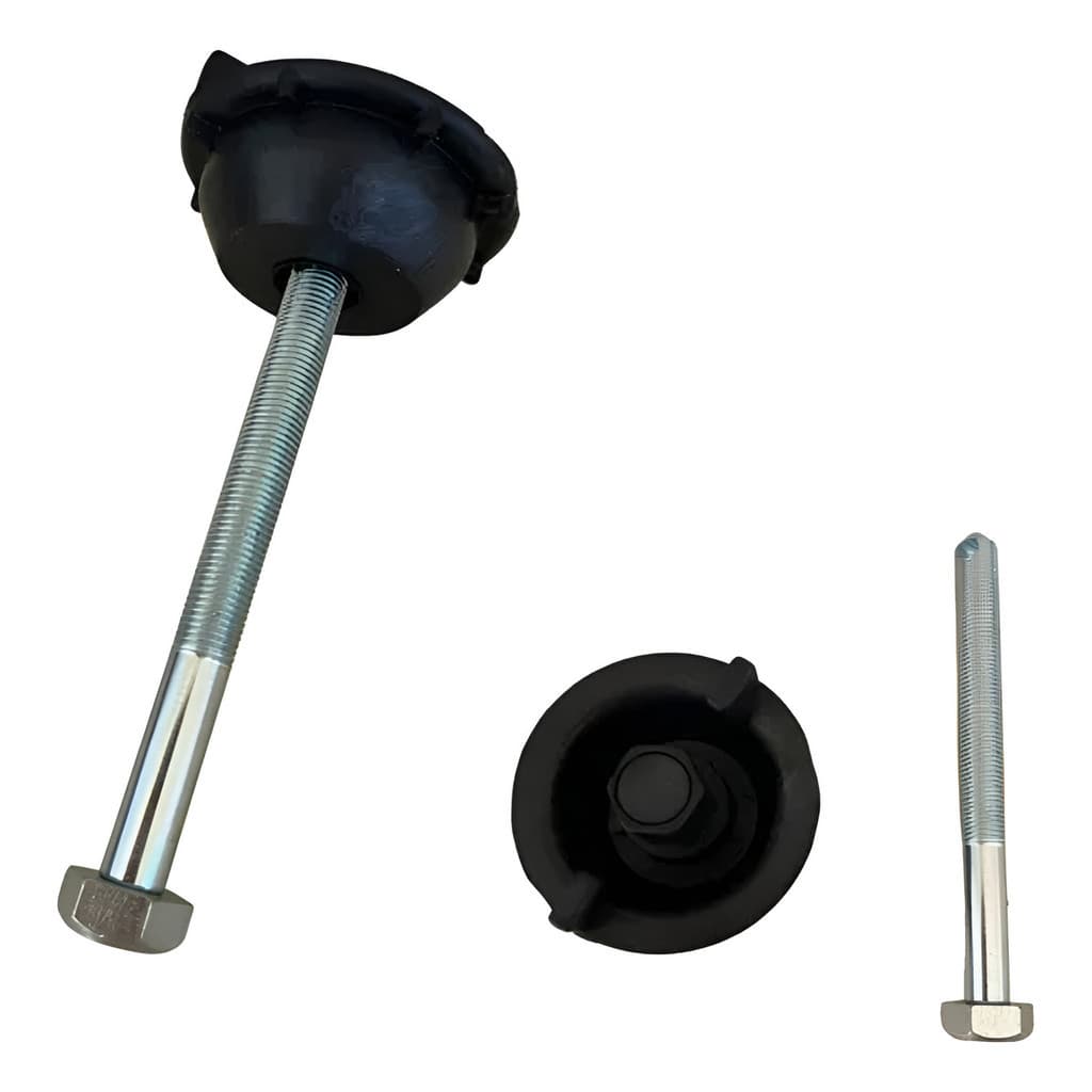 Kit Porca E Parafuso Estepe Para Pickup Fiat Strada Com Furo