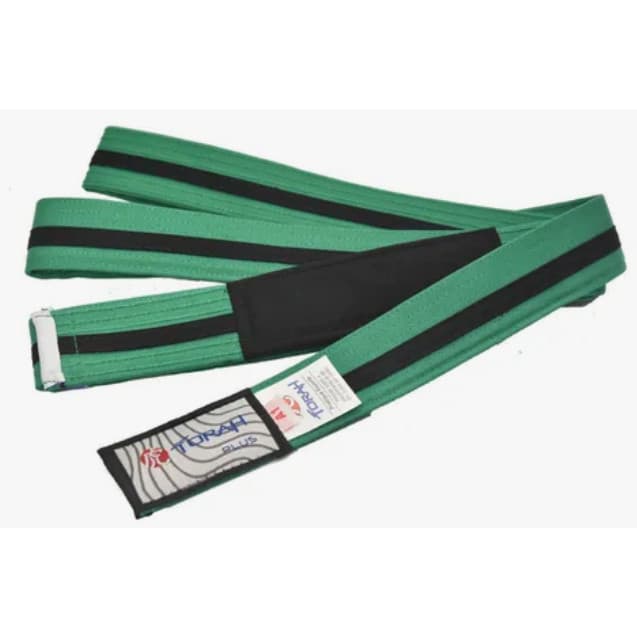 Faixa De Jiu Jitsu Verde Com Listra Preta Torah Plus