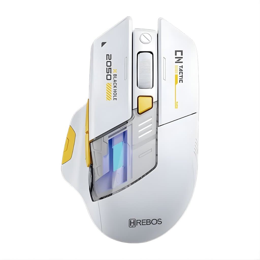 Mouse S Fio Gamer 2400 Dpi Recarregável Bluetooth + Usb 2.4g