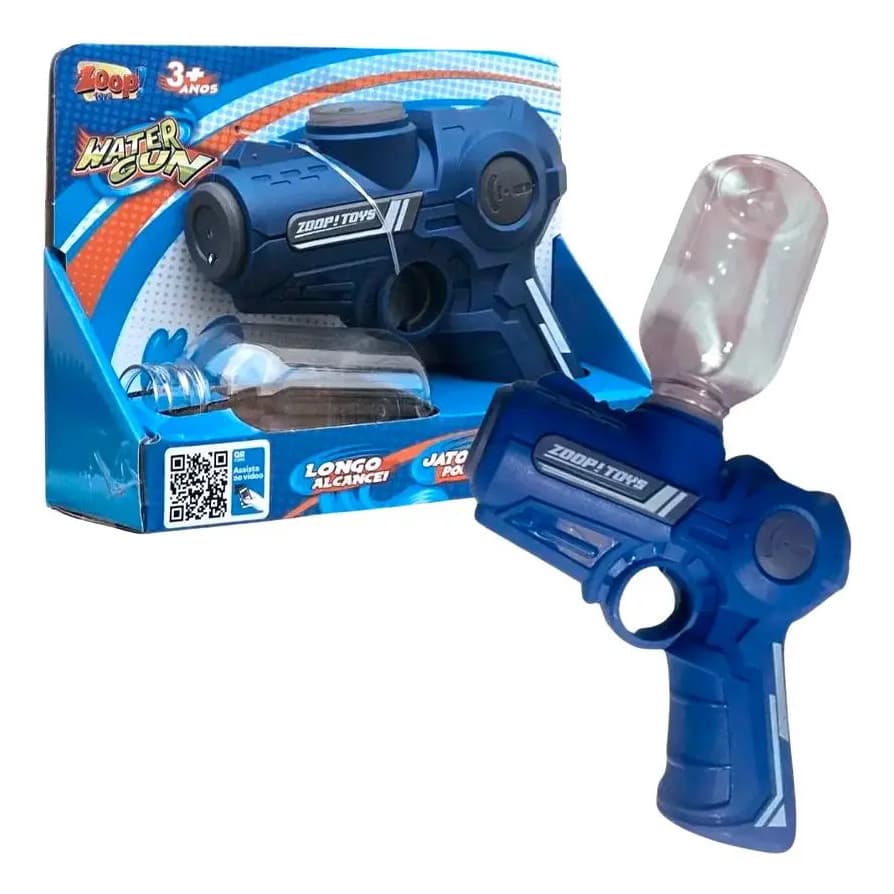 Lançador Pistola De Água Elétrica Recarregável Usb Com Luz Led