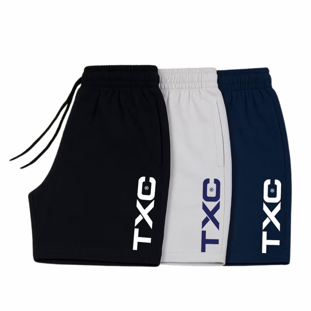 Kit 3 Bermudas Tactel Masculina Sport - Treino e Lazer Premium TXC Style - Casual Conforto
