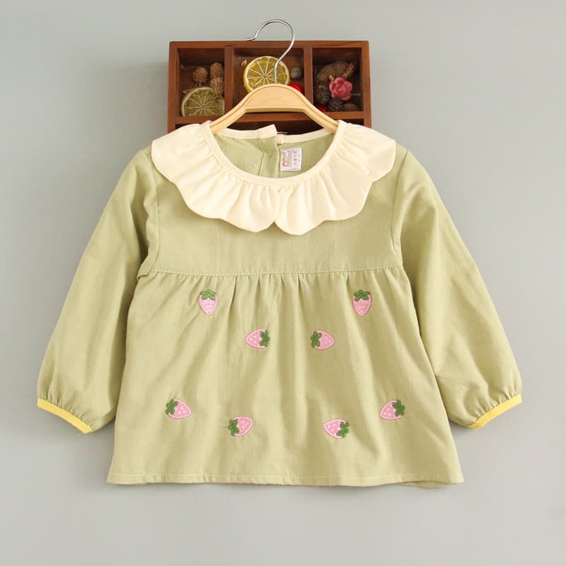 Verificado princesa estilo japonês macacão de bebê crianças Anti-vestir meninas favorito comer roupas à prova dwaterproo
