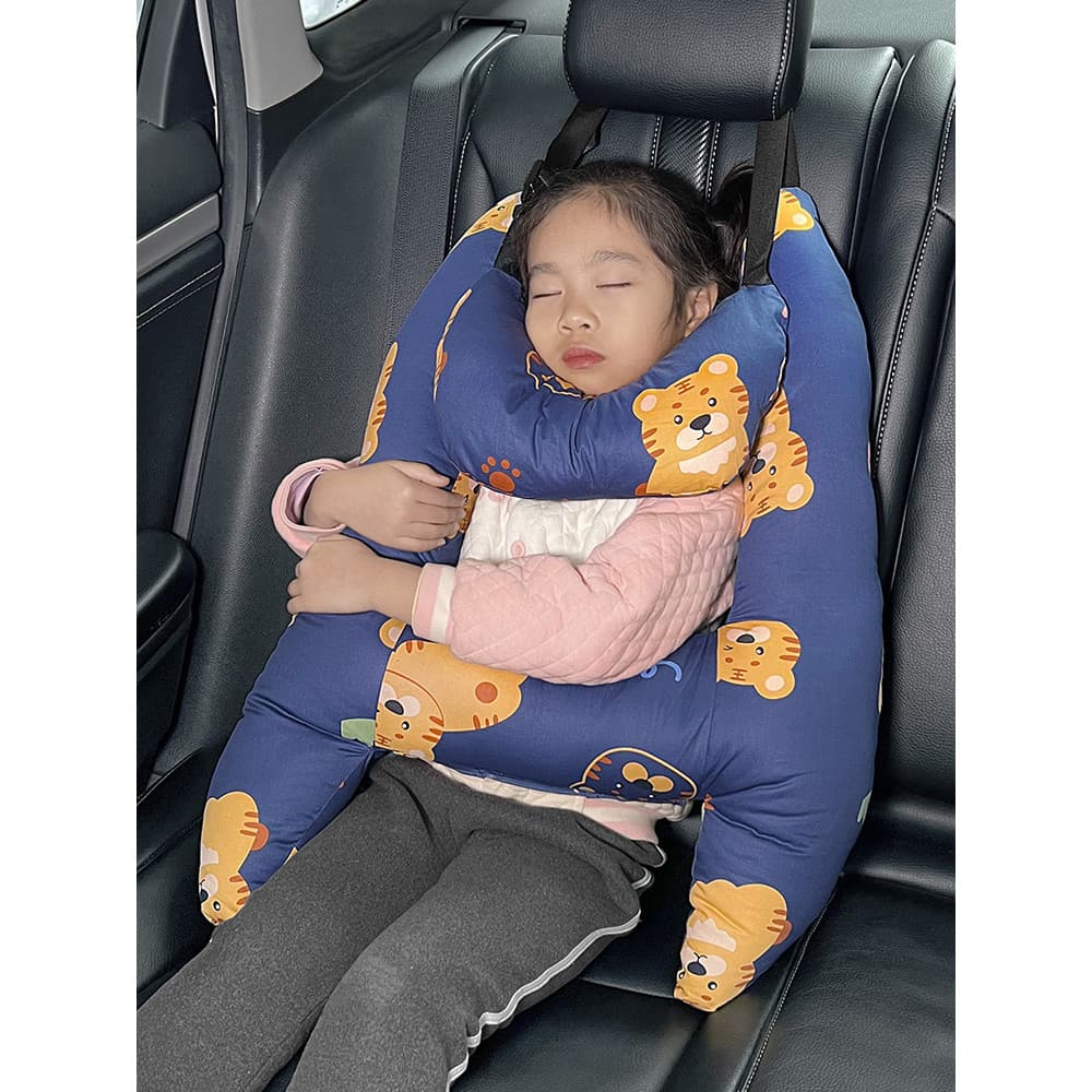 Carro crianças encosto de cabeça carro dormir ferramenta útil travesseiro de carro travesseiro de ombro traseiro pescoço