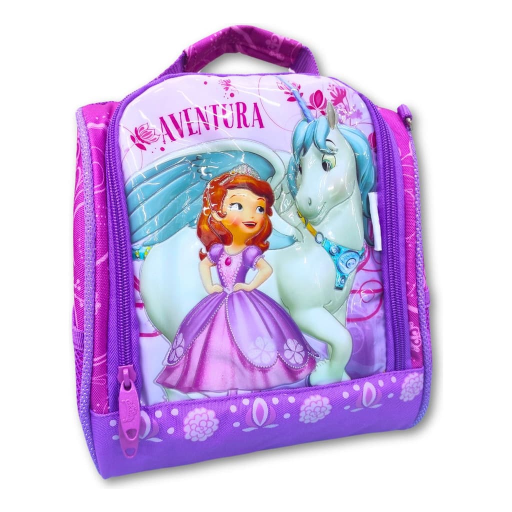 Lancheira Infantil Violeta Princesa Sofia – Prática e Térmica