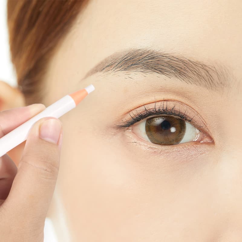 Tatuagem branco sobrancelha lápis puxar linha à prova dwaterproof água Anti-numb maquiagem Design especial forma de sobr