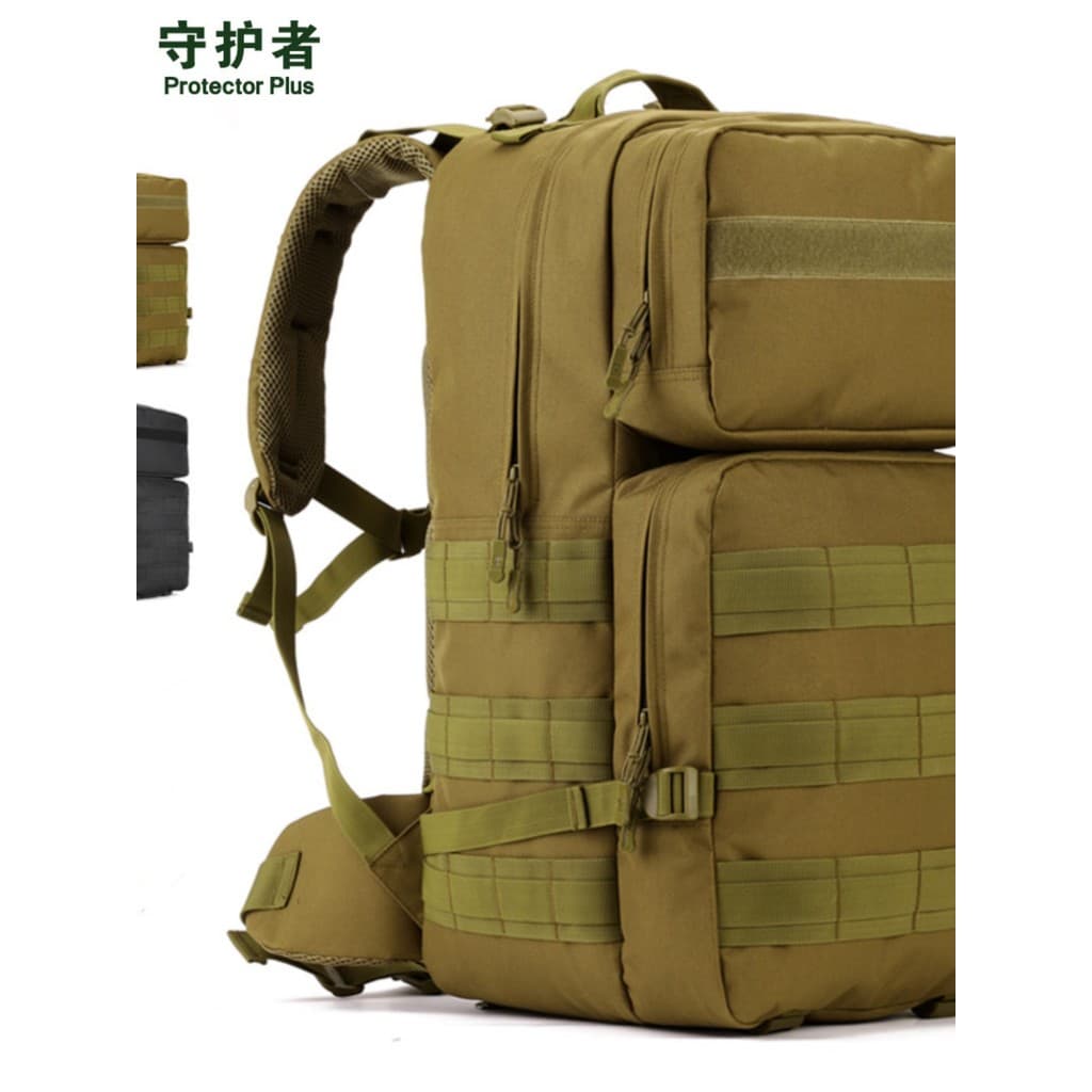 Guardian 55L ao ar livre grande mochila tática montanhismo saco de viagem masculino mochila à prova dwaterproof água