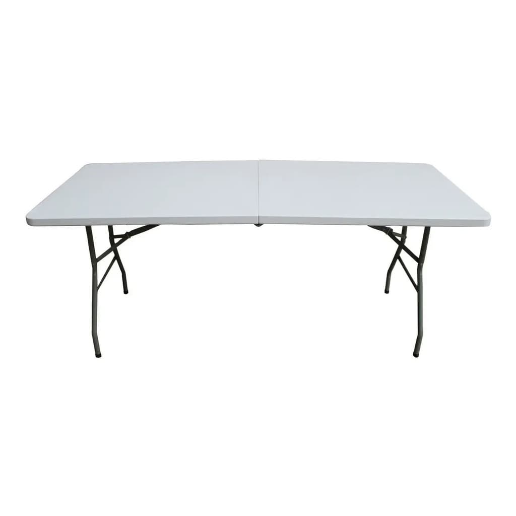 Mesa De Camping Dobravel Vira Maleta 180cm Importway IWMCD18376 Portatil 6 Lugares