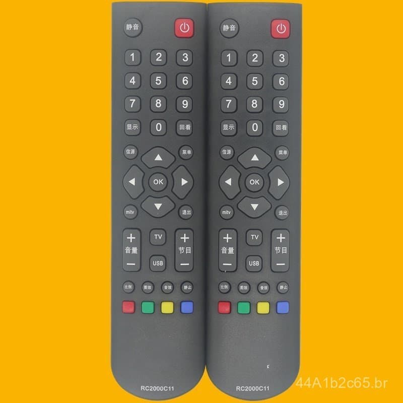 Compatível com o controle remoto de TV LCD TCL RC2000C11 L3711FBD L32F11 L32F3200B, etc.