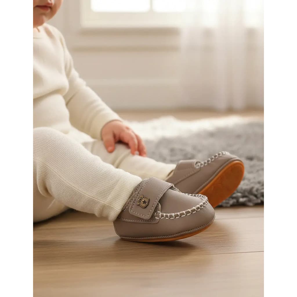 Mocassim Infantil Casual Masculino Bebê Menino Estiloso Várias Ocasiões