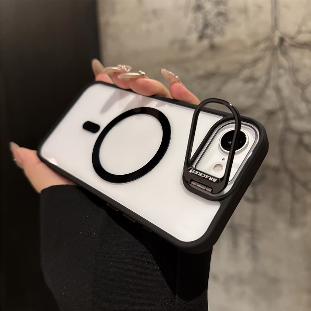 Capa de Luxo com Montagem Magnética para Lente e Protetor de Lente, Compatível com iPhone 16e, 17e de Alta Tecnologia