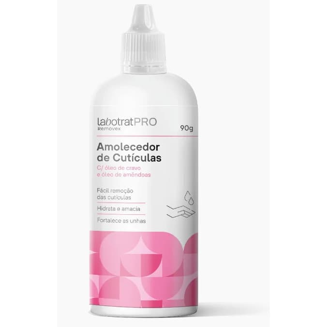 Amolecedor Cutículas Profissional Creme Hidratante Rápido Eficaz 90g Manicure Pedicure Essencial