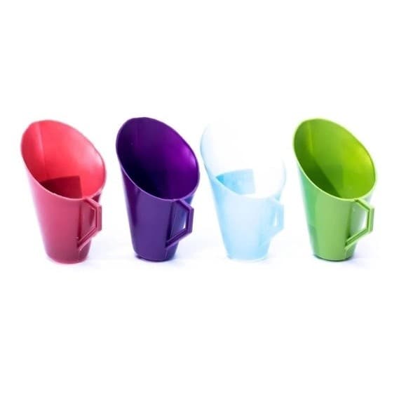 Kit 3 Conchas Para Cereais Plastico Tamanho Media
