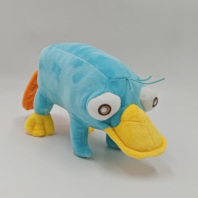 Perry Dolls Ornitorrinco Azul Boneca De Pelúcia Macia Brinquedo Pato Petstuffed Bonecas Plushie Veneno