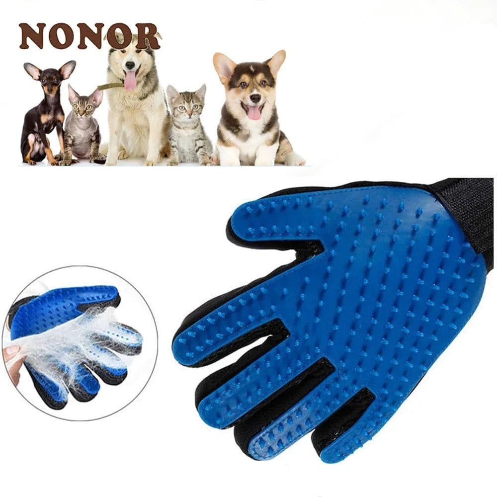 Luva Pet Escova Tira Remove Pelo Cachorro Gato Nano Magnética
