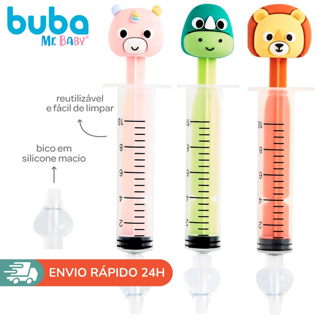 Seringa para Lavagem Nasal Bebê Buba Lavador Nasal Xuá Infantil