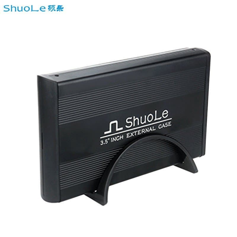 Gabinete de disco rígido Shuole para computadores desktop, gabinete externo de disco rígido SATA, gabinete externo de di