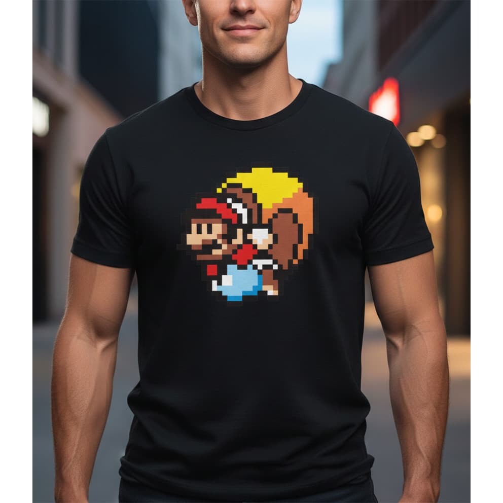 CAMISETA MASCULINA/FEMININA GAMER MARIO BROS