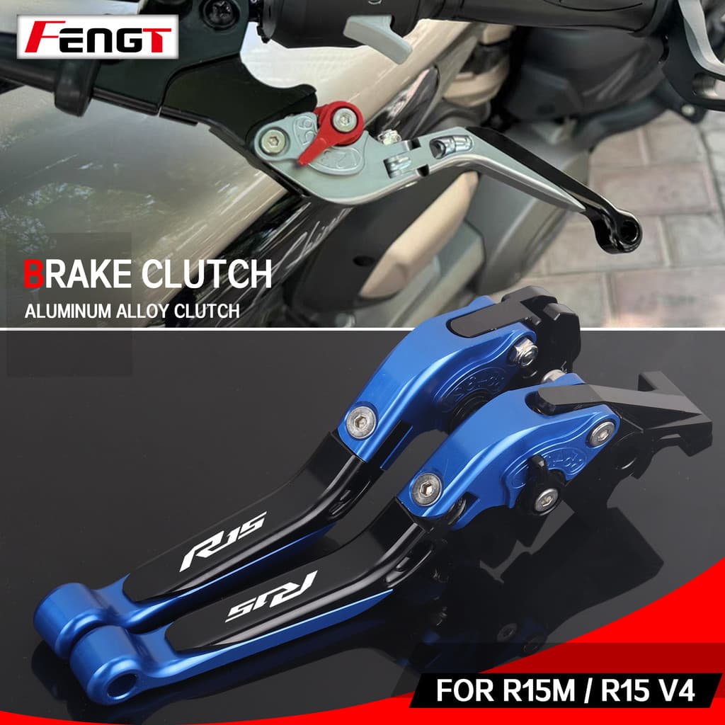 Para Yamaha YZF R15M/R15 V4 2022-2026 R15 M Alavanca De Freio Da Motocicleta Conjunto Embreagem Ajustável Dobrável Lidar