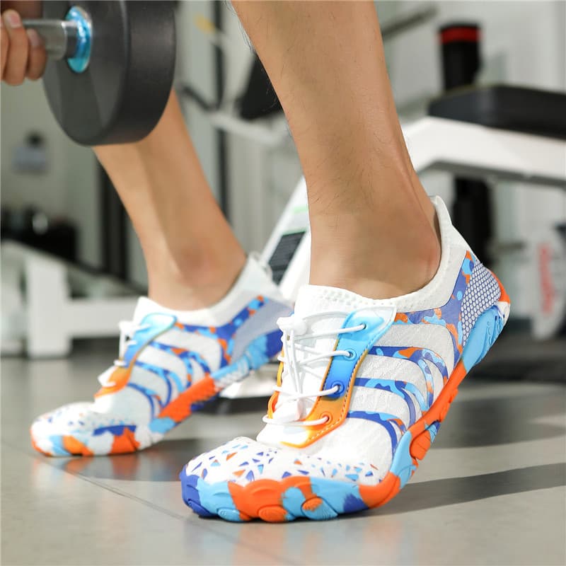 Agachamento sapatos de levantamento de peso masculino ginásio treinamento abrangente sapatos especiais absorção de choqu