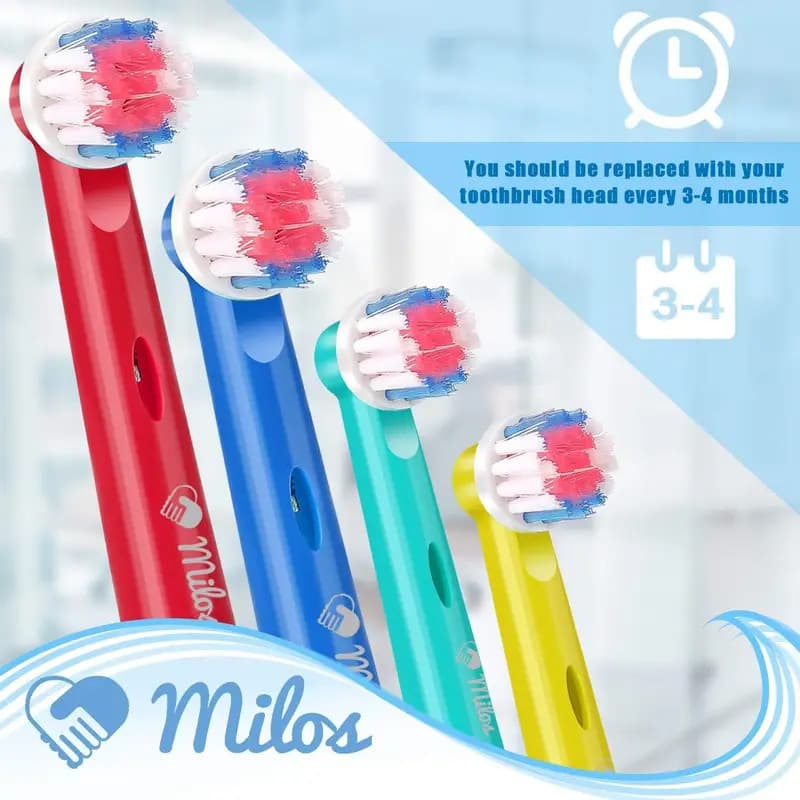 8 Cabeças De Escova De Substituição Elétrica Oeal B , Adequada Para Advance Power/Pro Health/Triumph/3D Excel/Vitality