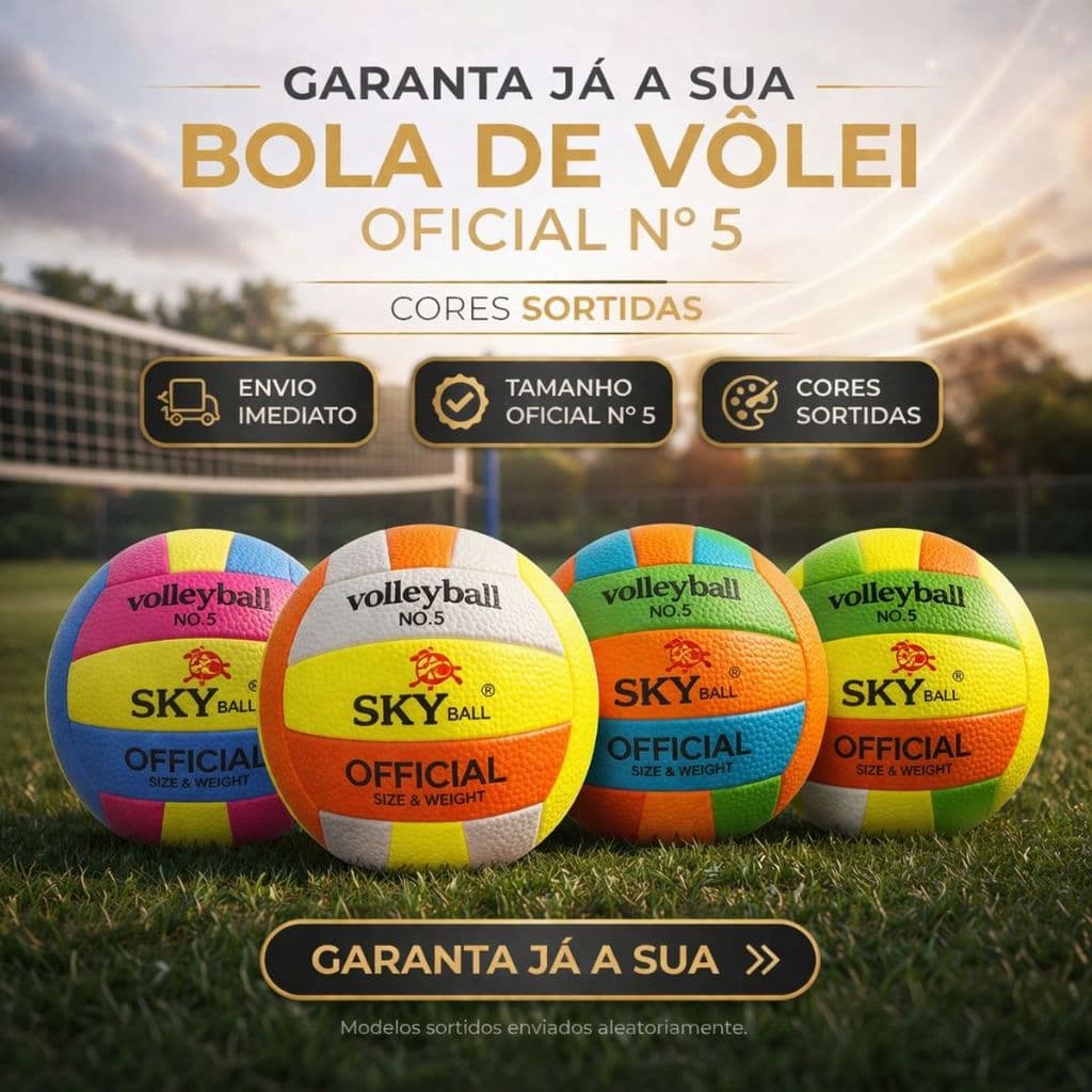 Bola de Vôlei Soft Touch Super Macia P/ Treinamentos Praia E Quadra