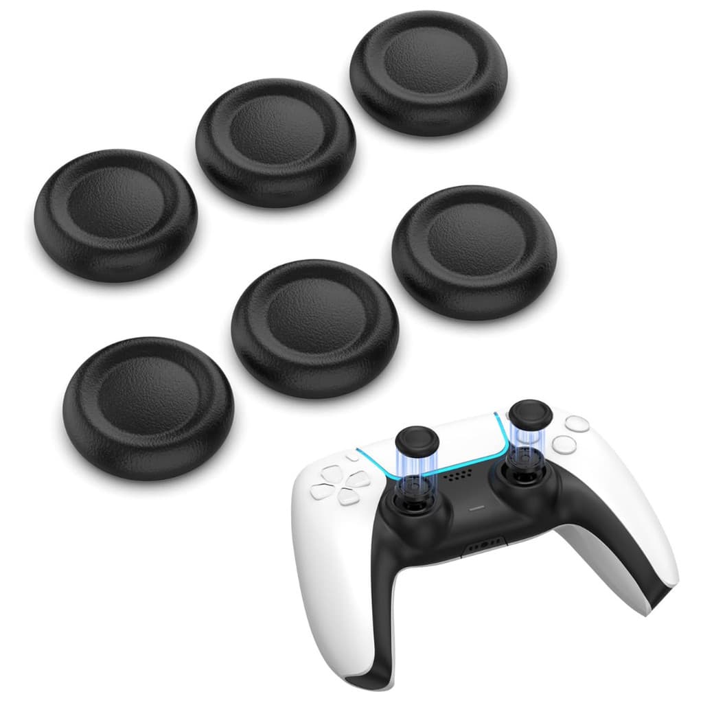 Kit 6 Capas Analógicas PS5 PS4 IINE Thumb Grip Pro