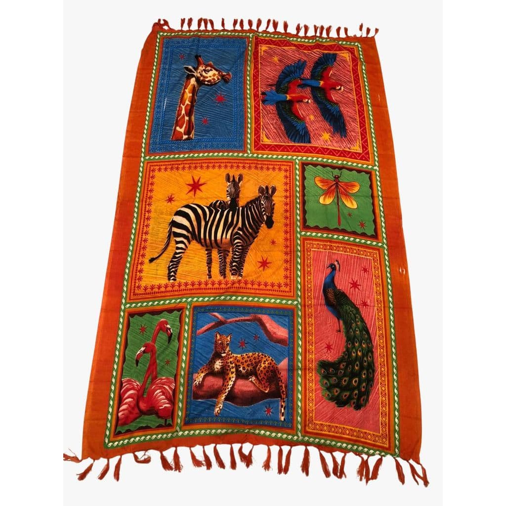 Canga Estampada Tropical Fauna-901