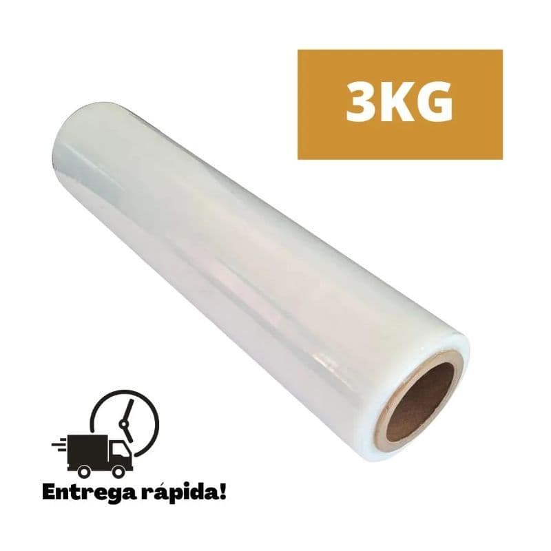 PLASTICO FILME 500MMX0,025 MICRAS  3K ROLO