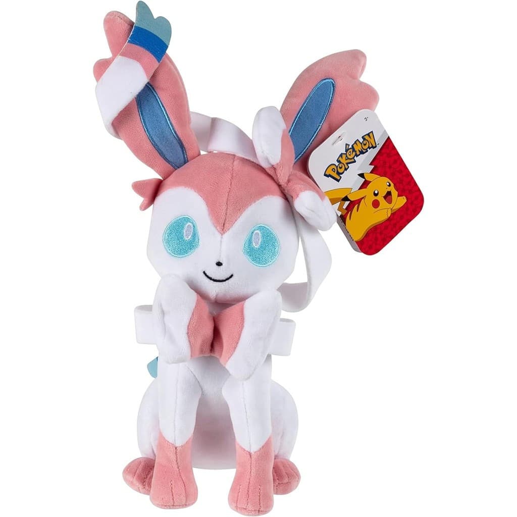 Pokémon Sylveon Plush-Plush 8-Inch-Detalhes autênticos-Brinquedos para crianças
