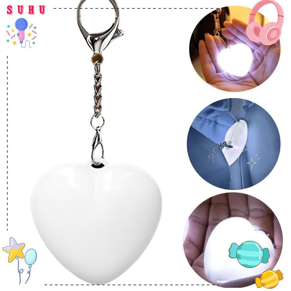 Luz Brilhante Para Bolsa SUHU , Portátil De Ativação Por Toque Inteligente , Mini Lâmpada De Com Padrão De Coração