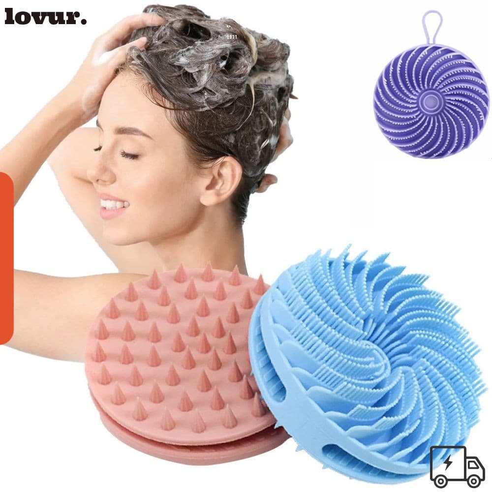 Escova De Chuveiro De Cerdas Macias LOVUR , Shampoo Corporal De Limpeza De Silicone Banho Multifuncional
