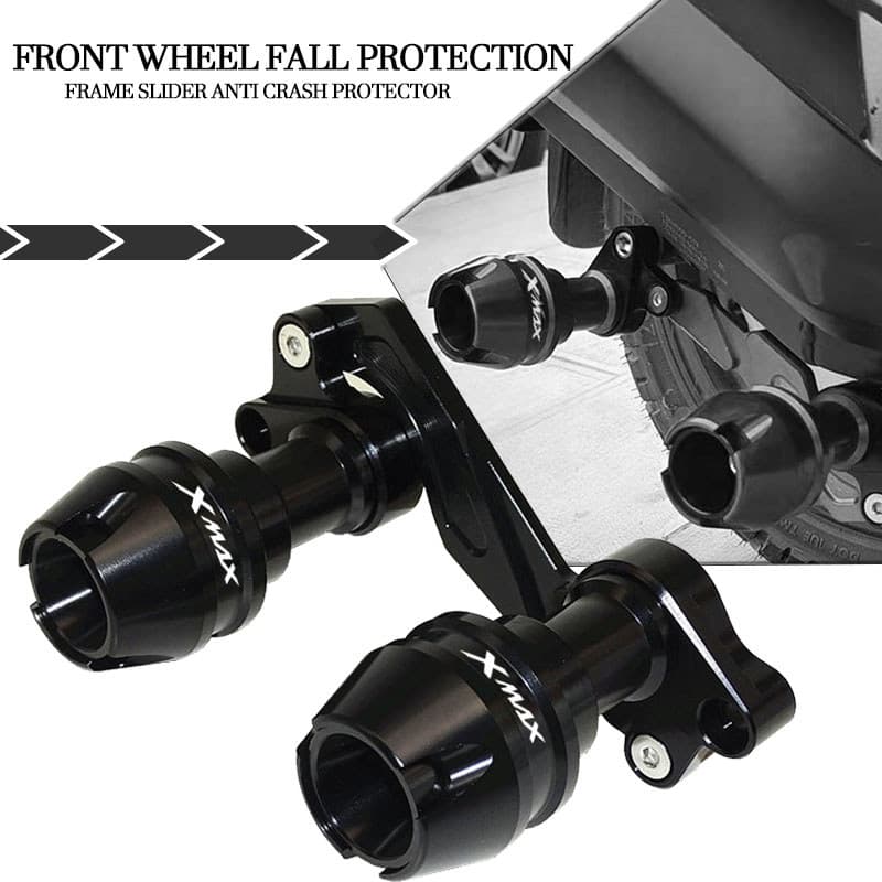 Para YAMAHA XMAX300 XMAX 300 Acessórios Garfo Dianteiro Roda Queda Silenciador Tubo Quadro Proteção Slider Anti Acidente