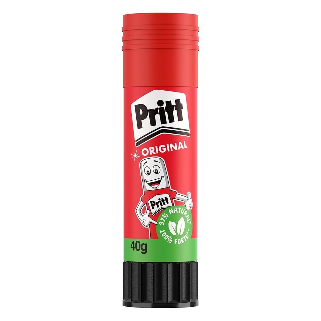 Cola em Bastão Pritt 40g – Secagem Rápida e Alta Fixação