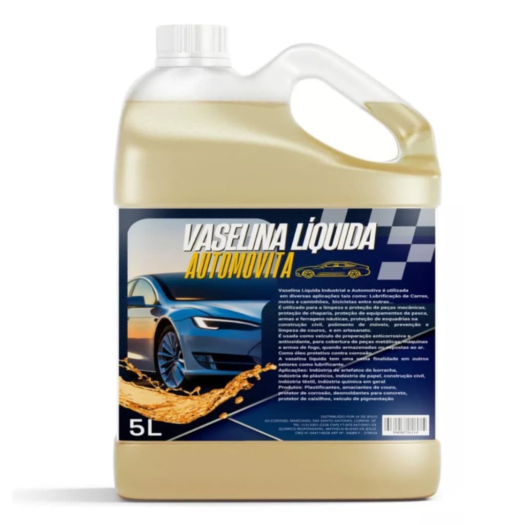 Vaselina Liquida Industrial Automotiva Limpa Protege 05 L