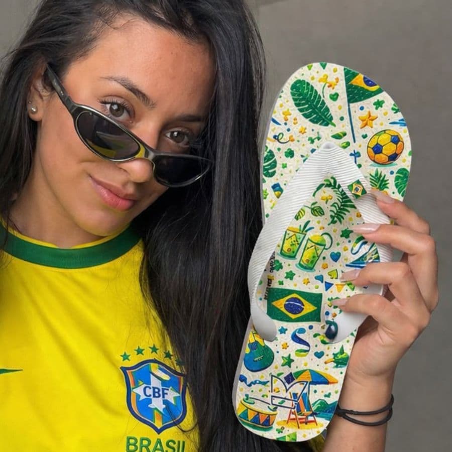 Chinela Havares Chinelo Feminino Copa 2026  Brasil Conforto Máximo e Segurança 33 ao 40