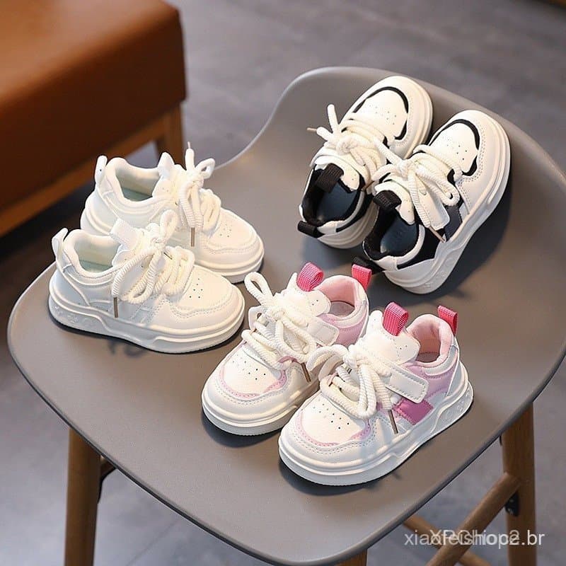 Tênis infantil Meninos Meninas Outono Novo Estilo Moda Casual Esportes Tênis De Corrida