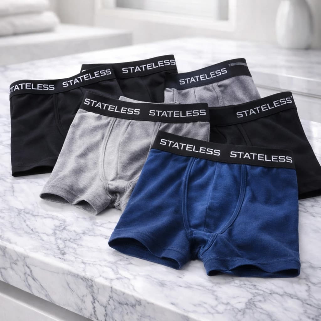 Kit 6 Cuecas Boxer Masculina Microfibra Premium Elastano C/ Costura Original 6 peças