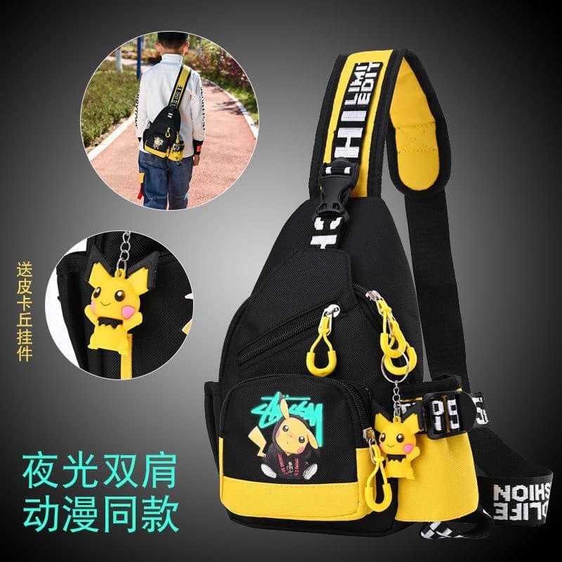 Estrela na moda saco 2022 novo estilo crianças saco de peito na moda cintura saco do mensageiro bonito dos desenhos anim