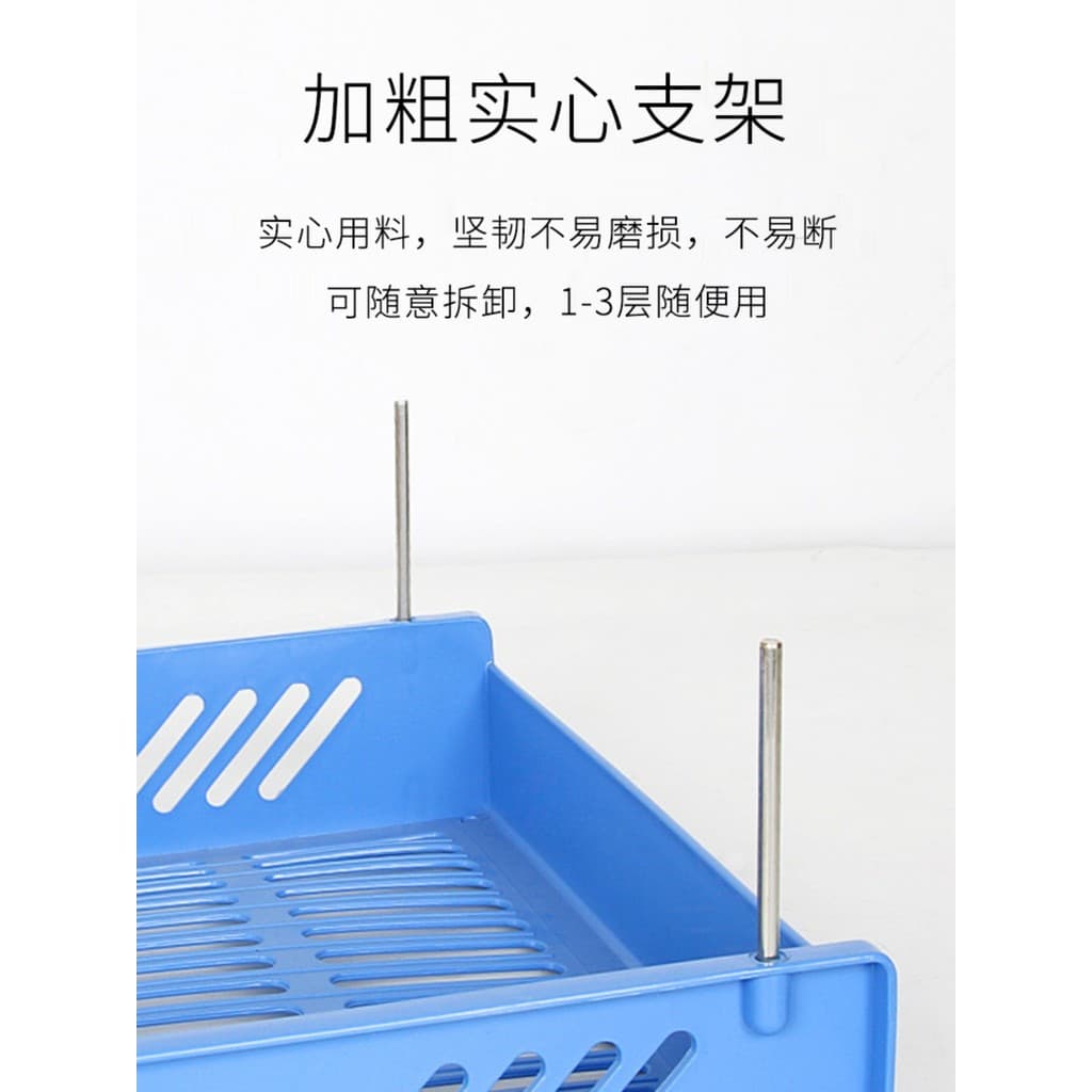 Rack de armazenamento de arquivos de quatro camadas espessado para escritório Caixa de armazenamento de rack de arquivo