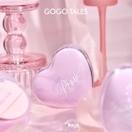 GOGO TALES GOGO TALES Almofada Creme Tipo Amor Base Líquida Fosca Capa Facial Óleo Pele Seca Segurando