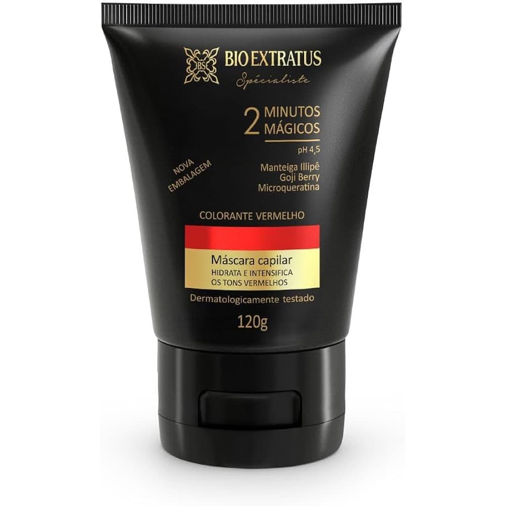 Máscara Bio Extratus Spécialiste Colorante Vermelha 120g
