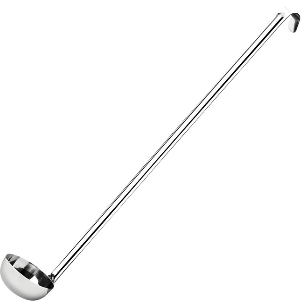 Concha Para Molho Aço Inox Brinox Arienzo 30cm Cabo Longo Buffet Caldo Servir Restaurante Almoço