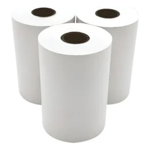 Kit 20un Bobina Térmica 57x22mts Impressão Maquininha De Cartão POS Relógio Ponto