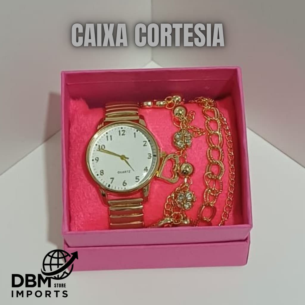 Relógio Feminino com Pulseira Elástica – Elegância e Conforto ENVIO IMEDIATO