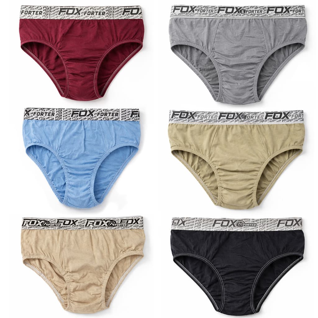 Kit de Cuecas Masculina 100% Algodão Tradiconal Slip Básica Simples P ao G3 Plus Size