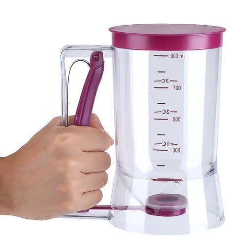 Dispenser Copo Dosador Massas Silicone Medidor Cozinha Cupcake Panqueca