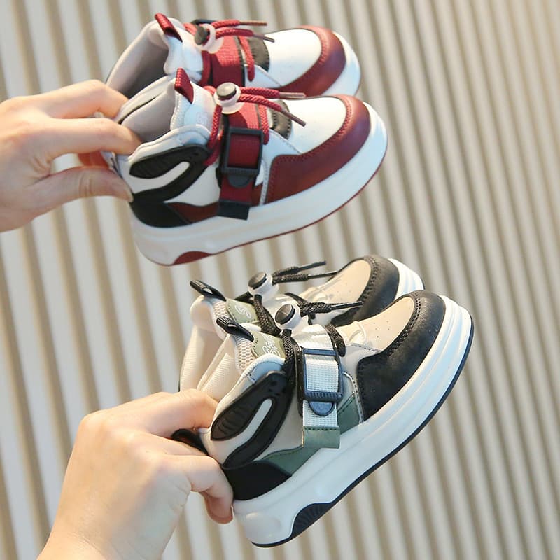 3 sapatos infantis masculinos 2025 novo estilo outono inverno sapatos da moda 5 meninos tênis meninas 2 meninos bebê men
